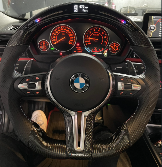Volante Fibra de Carbono M-Performance BMW Serie F